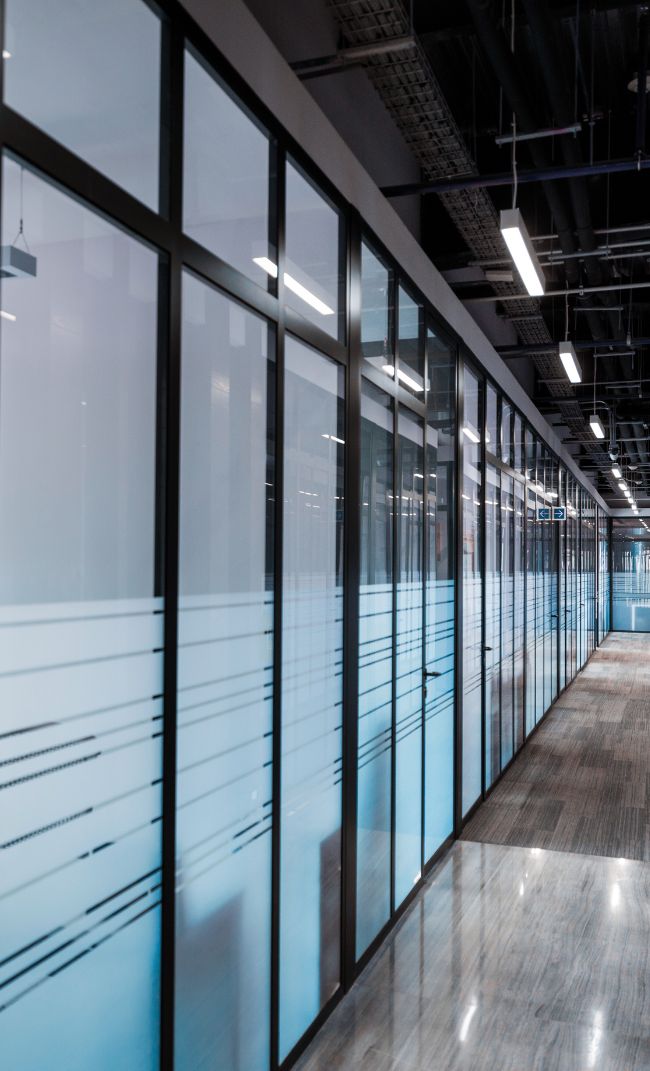 parede de vidro em Uberaba