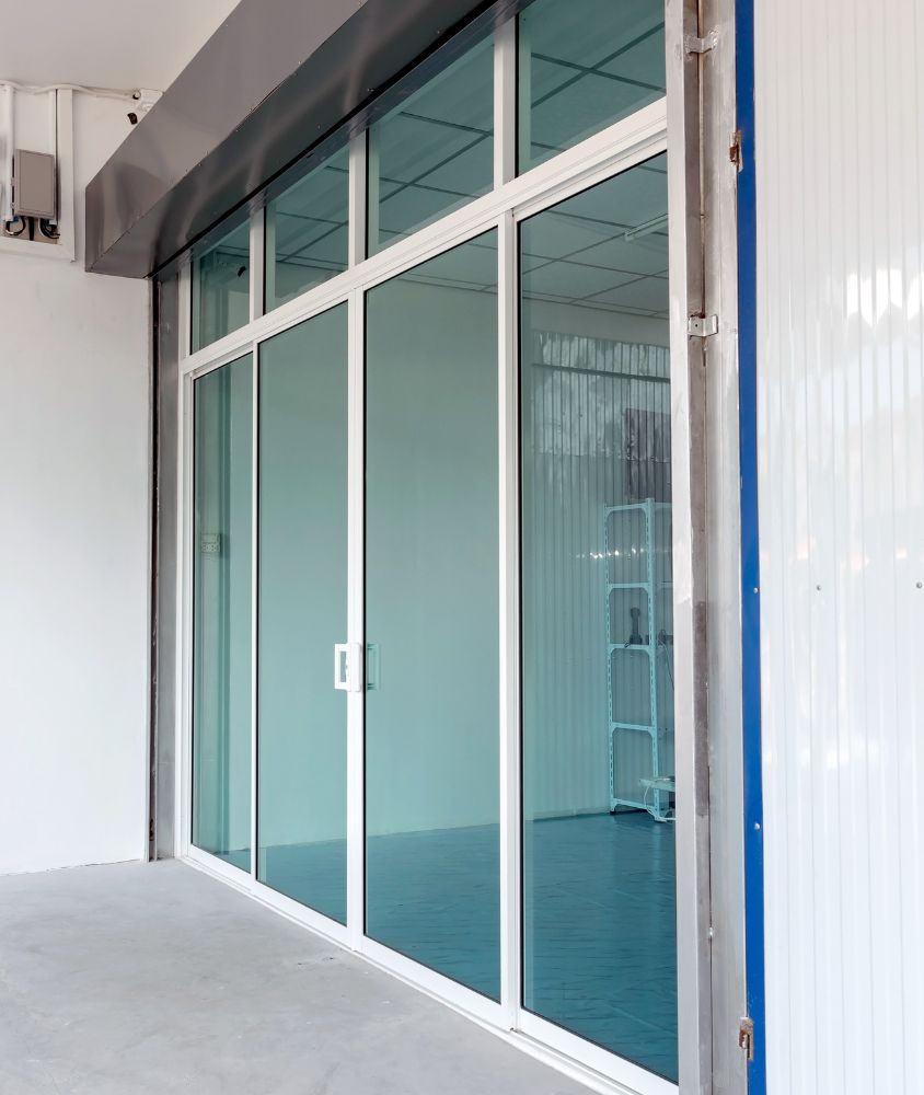 porta de vidro em Uberaba